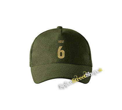 XAVI - 6 - zelená šiltovka vo farbe "military green"