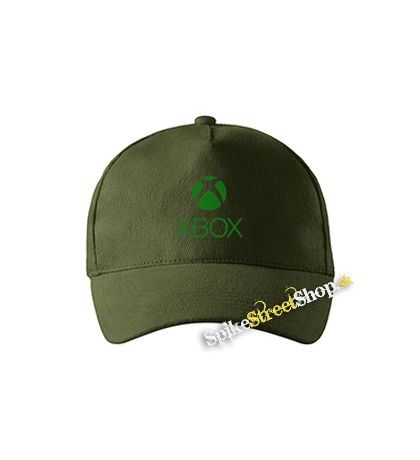 XBOX - Logo Motive 1 - zelená šiltovka vo farbe "military green"