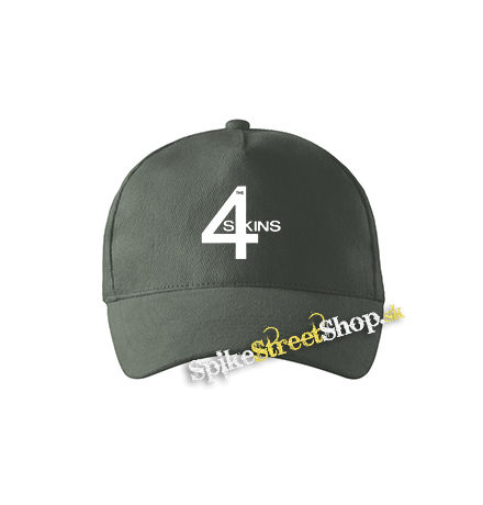4 SKINS - Logo - šiltovka vo farbe "tmavá bridlica"