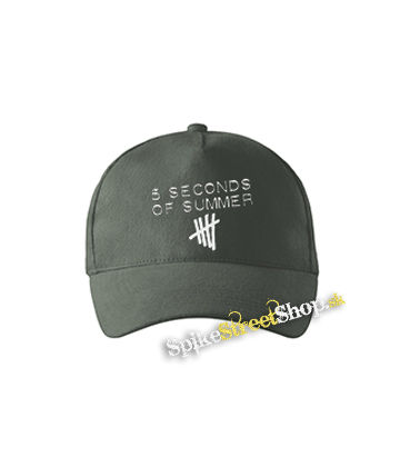 5 SECONDS OF SUMMER - Logo - šiltovka vo farbe "tmavá bridlica"
