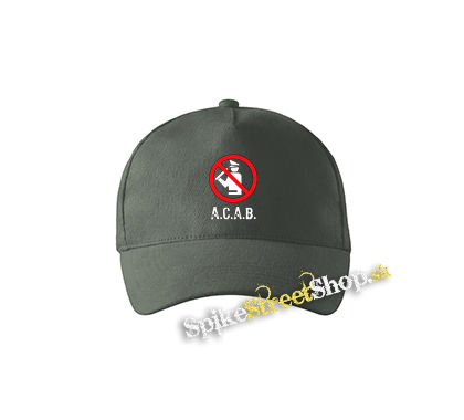 ACAB - Pictogram - šiltovka vo farbe "tmavá bridlica"