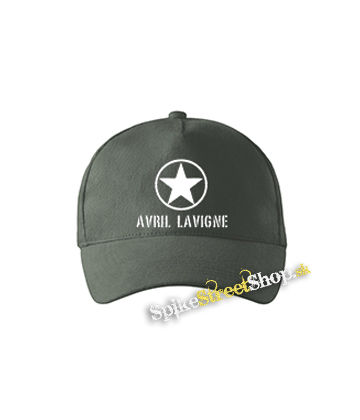 AVRIL LAVIGNE - Logo Punkrock Star - šiltovka vo farbe "tmavá bridlica"