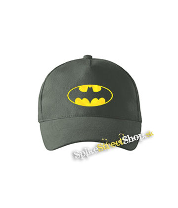 BATMAN - Yellow Logo - šiltovka vo farbe "tmavá bridlica"