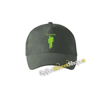 BILLIE EILISH - Stickman Logo Green - šiltovka vo farbe "tmavá bridlica"