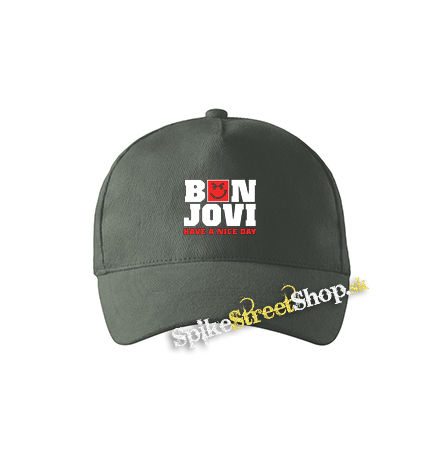 BON JOVI - Have A Nice Day - šiltovka vo farbe "tmavá bridlica"