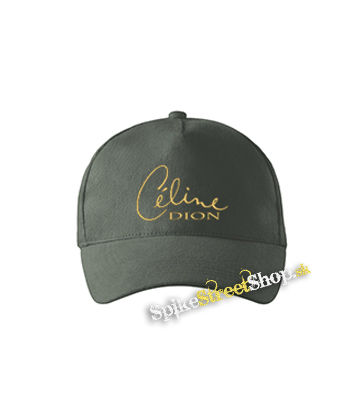 CELINE DION - Logo - šiltovka vo farbe "tmavá bridlica"