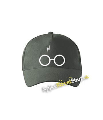 HARRY POTTER - Glasses Crest - šiltovka vo farbe "tmavá bridlica"