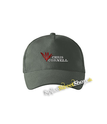 CHRIS CORNELL - Logo - šiltovka vo farbe "tmavá bridlica"