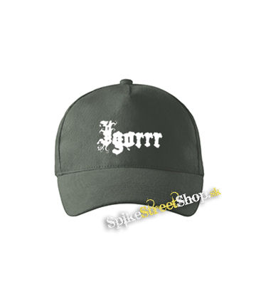 IGORRR - Logo - šiltovka vo farbe "tmavá bridlica"
