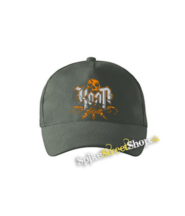 KORN - Logo Crest Bakersfield Orange - šiltovka vo farbe "tmavá bridlica"