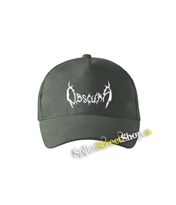OBSCURA - Logo - šiltovka vo farbe "tmavá bridlica"