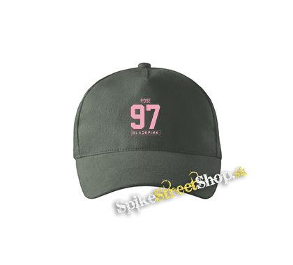 ROSÉ 97 - BLACKPINK - Pink Number Years - šiltovka vo farbe "tmavá bridlica"