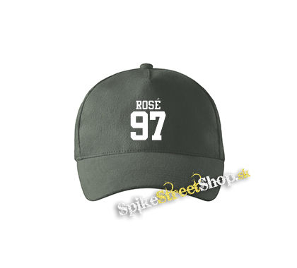ROSÉ 97 - White Logo - šiltovka vo farbe "tmavá bridlica"