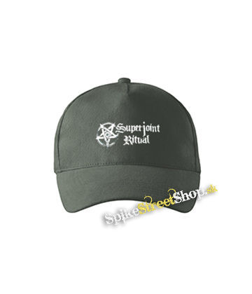 SUPERJOINT RITUAL - Logo - šiltovka vo farbe "tmavá bridlica"