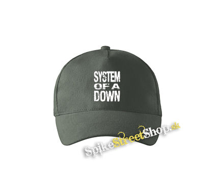 SYSTEM OF A DOWN - Logo - šiltovka vo farbe "tmavá bridlica"