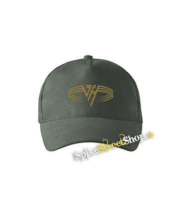 VAN HALEN - Logo Gold Circle - šiltovka vo farbe "tmavá bridlica"