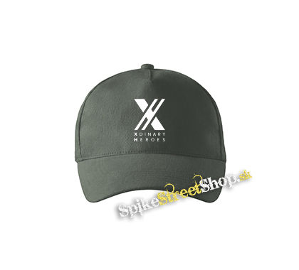 XDINARY HEROES - Logo - šiltovka vo farbe "tmavá bridlica"