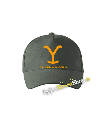 YELLOWSTONE - Logo - šiltovka vo farbe "tmavá bridlica"
