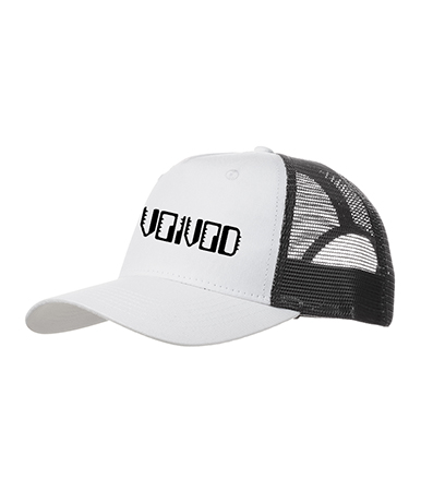 VOIVOD - Logo Nothingface - bieločierna sieťkovaná šiltovka model "Trucker Cap"