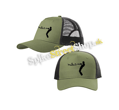MILES DAVIS - Icon Jazz Inovator - olivovočierna sieťkovaná šiltovka model "Trucker Cap"