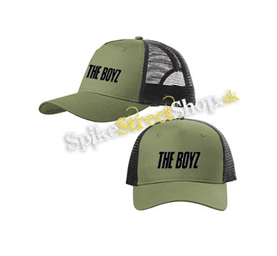 THE BOYZ - Logo - olivovočierna sieťkovaná šiltovka model "Trucker Cap"