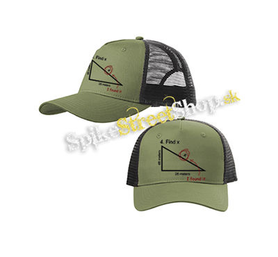 TOM HOLLAND - Find X - olivovočierna sieťkovaná šiltovka model "Trucker Cap"