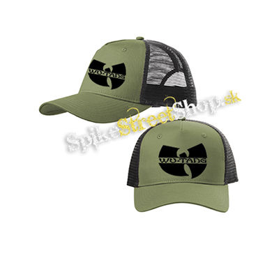 WU TANG CLAN - Logo - olivovočierna sieťkovaná šiltovka model "Trucker Cap"