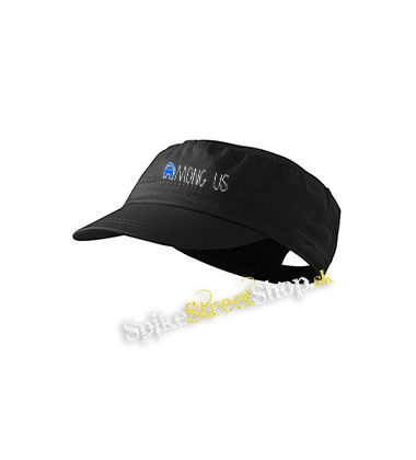 AMONG US - Blue White Logo - šiltovka army cap