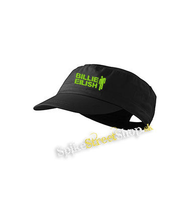 BILLIE EILISH - Logo And Stickman - šiltovka army cap