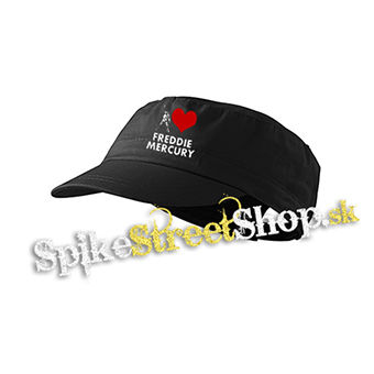 I LOVE FREDDIE MERCURY - šiltovka army cap