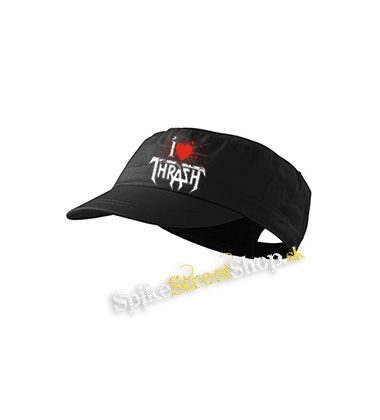 I LOVE THRASH - šiltovka army cap