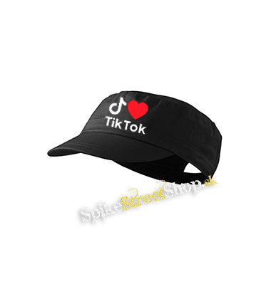 I LOVE TIK TOK - šiltovka army cap