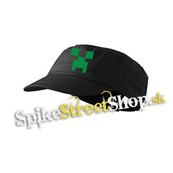 MINECRAFT - Green Creeper - šiltovka army cap