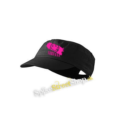 NIRVANA - Pink - šiltovka army cap