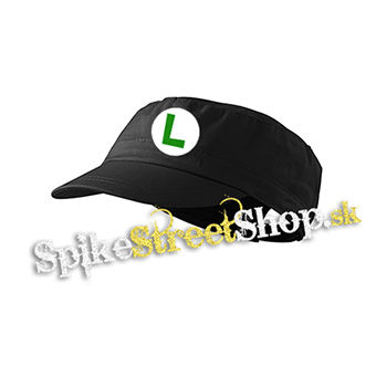 SUPER MARIO - Green Luigi Logo - šiltovka army cap