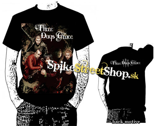 THREE DAYS GRACE - Band - čierne pánske tričko