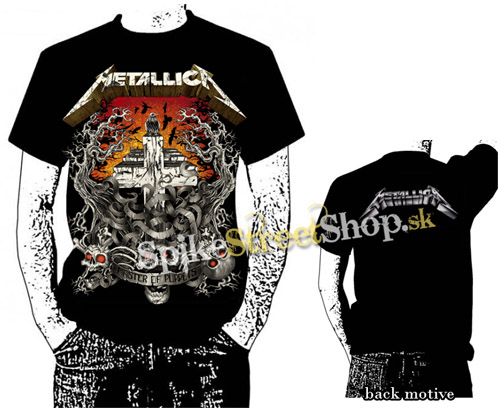 METALLICA - Master Of Puppets Deluxe - čierne pánske tričko