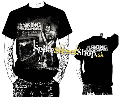 ASKING ALEXANDRIA - Reckless & Relentless - čierne pánske tričko