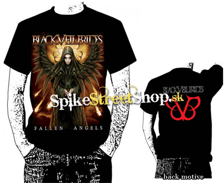 BLACK VEIL BRIDES - Fallen Angles Deluxe - čierne pánske tričko