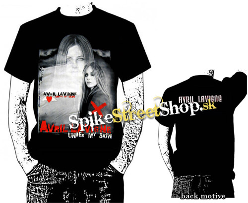 AVRIL LAVIGNE - Under My Skin - čierne pánske tričko