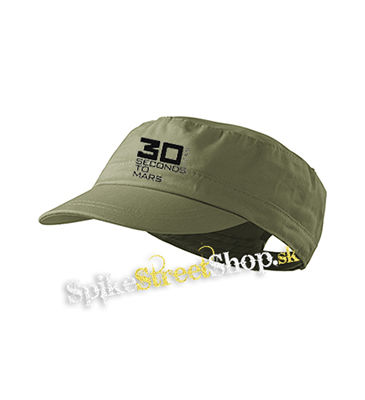 30 SECONDS TO MARS - Big Logo - olivová šiltovka army cap