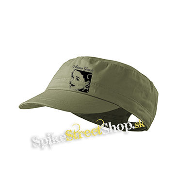 ARIANA GRANDE - Portrait - olivová šiltovka army cap