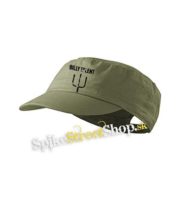 BILLY TALENT - Logo - olivová šiltovka army cap