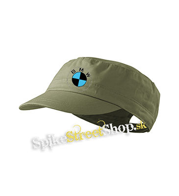 BMW - olivová šiltovka army cap