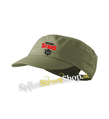 BRAWL STARS - Logo - olivová šiltovka army cap