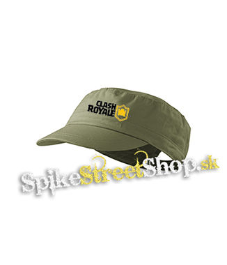 CLASH ROYALE - Logo - olivová šiltovka army cap
