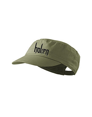 HAKEN - Logo - olivová šiltovka army cap