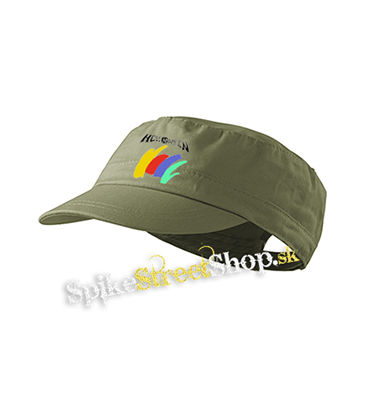 HELLOWEEN - Chameleon - olivová šiltovka army cap