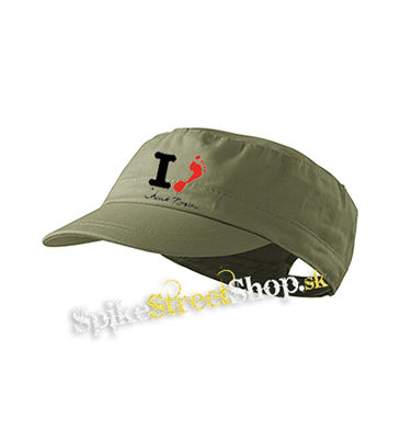 CHUCK NORRIS - I Love Chuck Norris - olivová šiltovka army cap