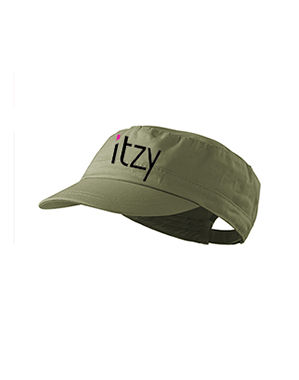 ITZY - Logo - olivová šiltovka army cap